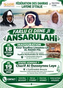 Inauguration historique de « Keur Mame Limamou Laye » à Brescia!